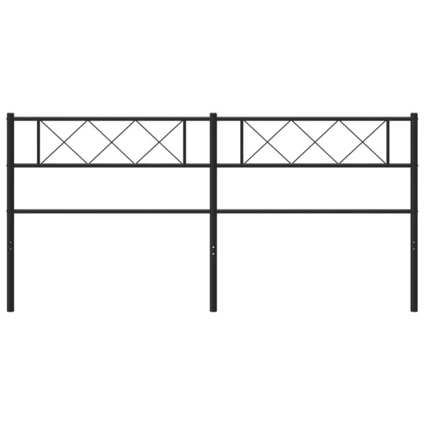 Cabecero de metal negro 193 cm M 3