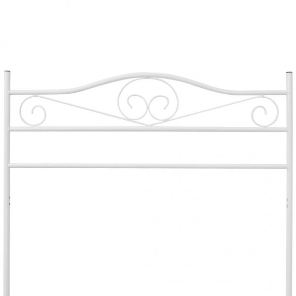 Bengaleiro de aço com prateleira. branco M 3