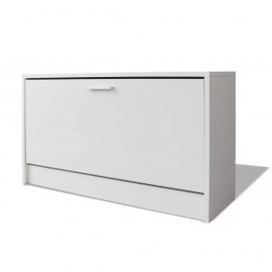 Banco zapatero blanco 80x24x45 cm H