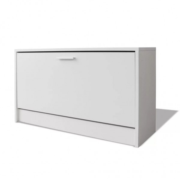 Banco zapatero blanco 80x24x45 cm M 2
