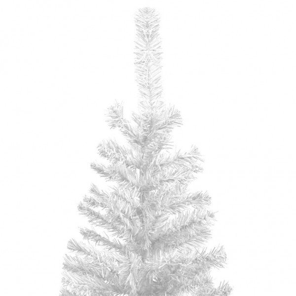 Árbol de Navidad artificial L 240 cm blanco M 3