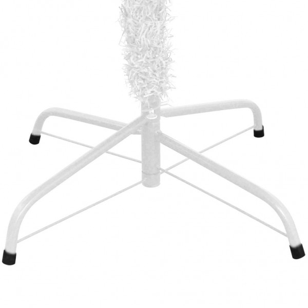 Árbol de Navidad artificial L 240 cm blanco M 5