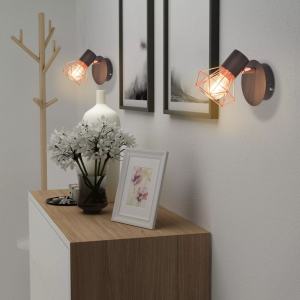 Lámparas de pared con 2 bombillas LED de filamento 2 uds 8 W M 3