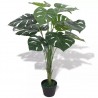 Planta de monstera artificial con maceta verde 70 cm 1