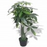 Árbol de la fortuna artificial con macetero 85 cm verde 1