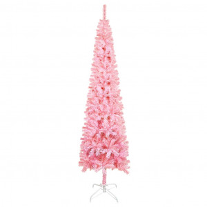 Árvore de Natal fina rosa 180 cm H