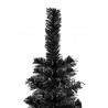 Árvore de Natal fina 240 cm preto 3