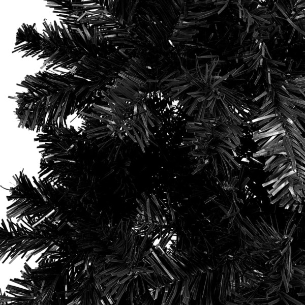 Árvore de Natal fina 240 cm preto M 4