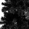 Árbol de Navidad delgado negro 240 cm 4