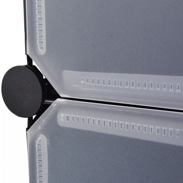 Sapateira c/ 10 compartimentos de arrumação interligados preto M 5