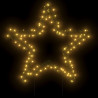 Estrella de luz decorativa Navidad con estacas 115 LED 85 cm 3
