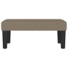 Banco de tela gris taupe 70x30x30 cm 3