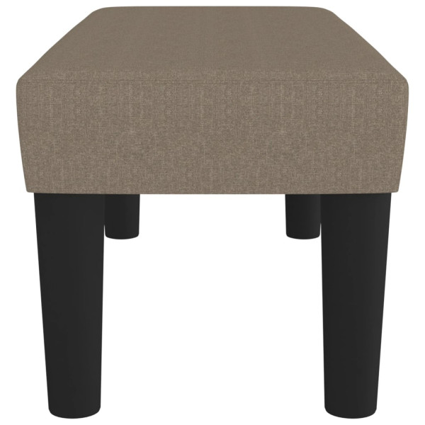 Banco de tela gris taupe 70x30x30 cm M 4