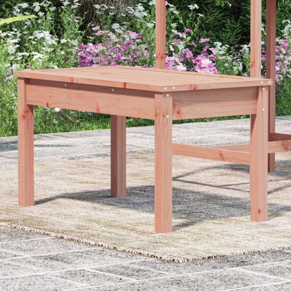 Banco de jardín madera maciza abeto de Douglas 80x44x45 cm M 3