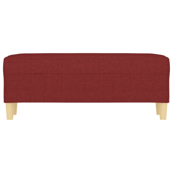 Banco 100x35x41 cm tecido vermelho tinto M 3
