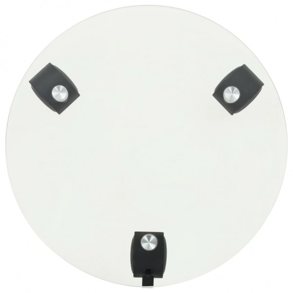 Soporte ruedas para macetas redondo vidrio templado 28cm 2 uds M 3