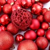 Conjunto de bolas de natal 100 pcs 3/4/6 cm vermelho 2