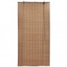 Estore de enrolar 100x220 cm bambu castanho 2