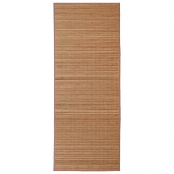 Alfombra de bambú color natural 100x160 cm M 2