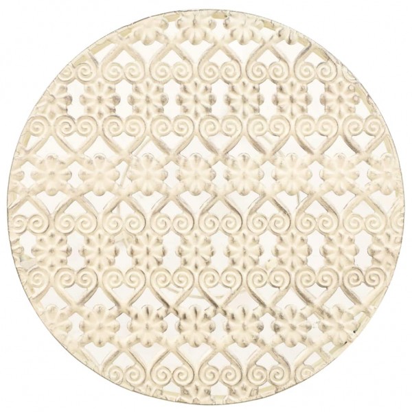 Suporte para plantas 3 pcs estilo vintage metal antigo branco M 5