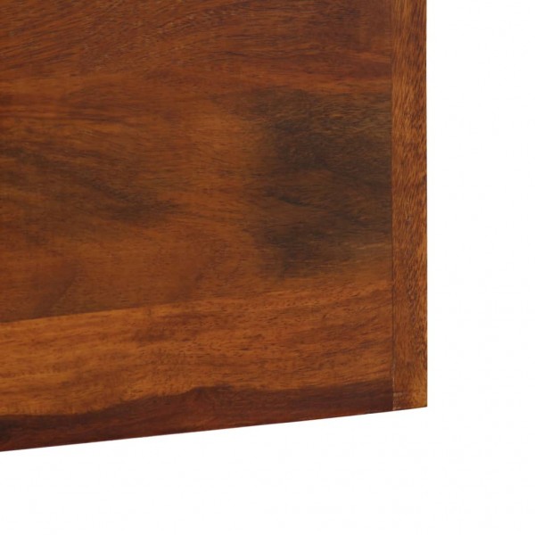 Perchero de pared madera maciza de sheesham 118x40 cm M 4
