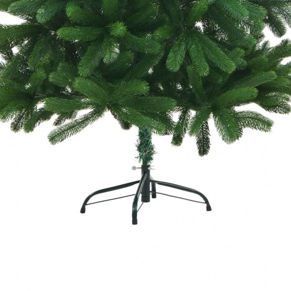Árvore de Natal artificial agulhas realistas 150 cm verde M 5