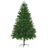Árbol de Navidad artificial hojas realistas verde 180 cm 1
