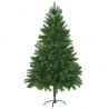 Árbol de Navidad artificial hojas realistas verde 210 cm 1