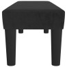 Banco 100x30x30 cm veludo preto 4
