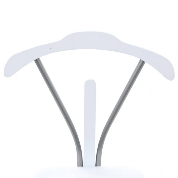 Cabide de pé 45x35x107 cm branco M 5