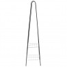 Suporte para roupas 59x35x150 cm preto 3