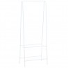 Perchero de ropa blanco 59x35x150 cm 1