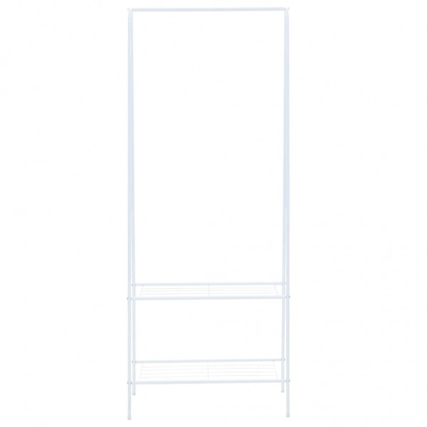 Perchero de ropa blanco 59x35x150 cm M 2
