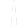 Suporte para roupas 59x35x150 cm branco 3