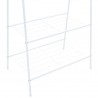 Suporte para roupas 59x35x150 cm branco 4