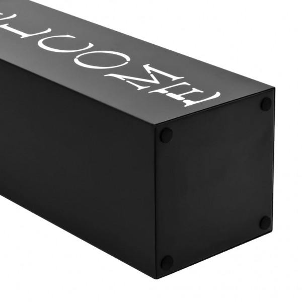 Paragúero diseno Welcome acero negro M 4