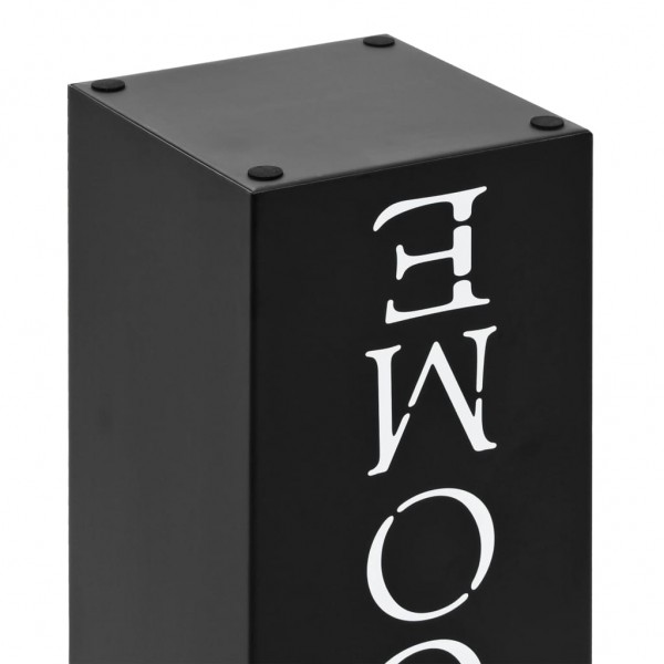 Suporte para guarda-chuvas Welcome aço preto M 5