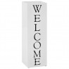 Suporte para guarda-chuvas Welcome aço branco 1