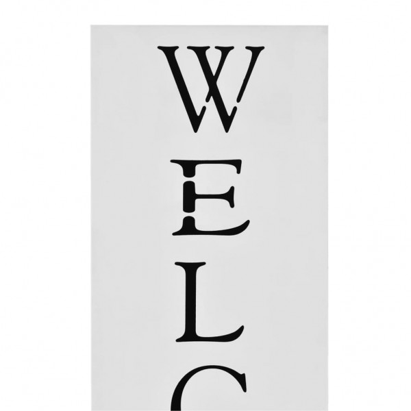 Suporte para guarda-chuvas Welcome aço branco M 3