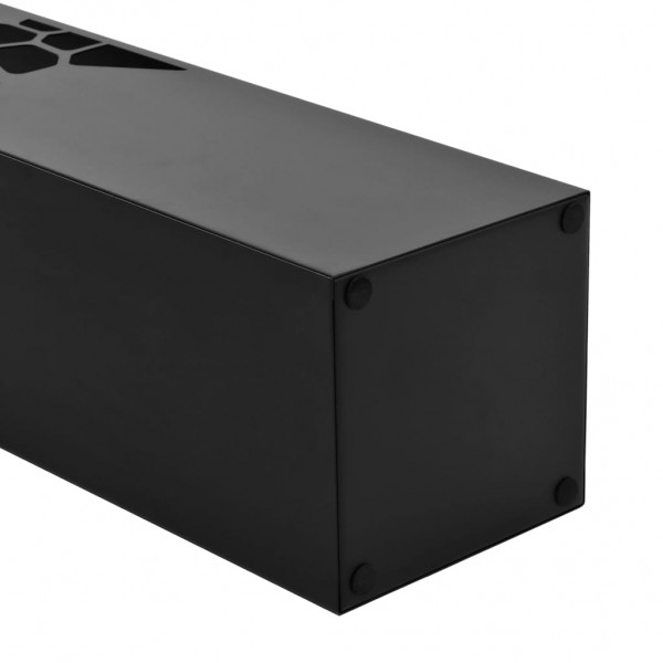 Suporte para guarda-chuvas pedras em aço preto M 3