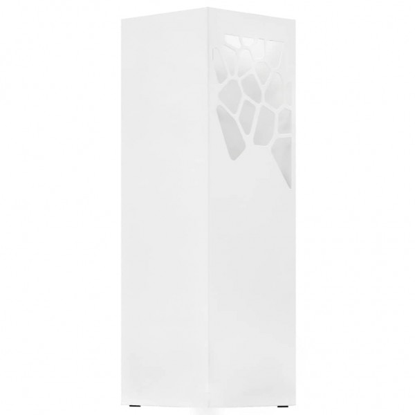 Suporte para guarda-chuvas pedras em aço branco M 2
