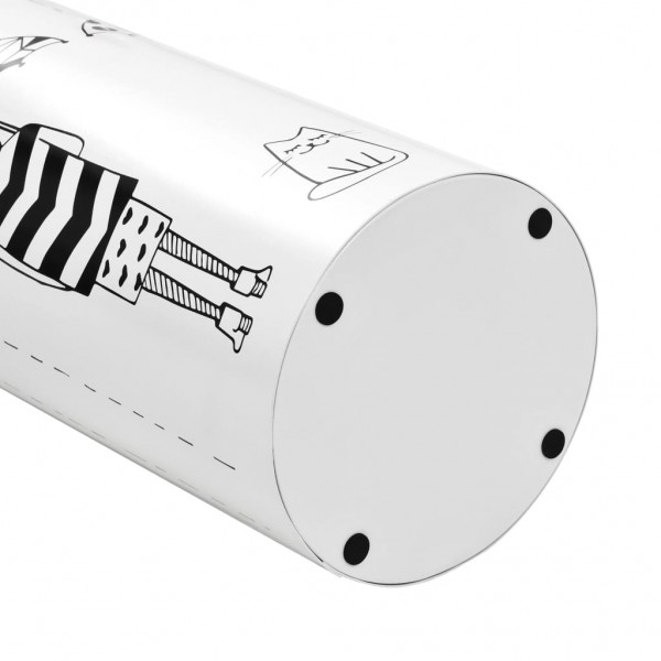 Suporte para guarda-chuvas c/ mulheres aço branco M 4