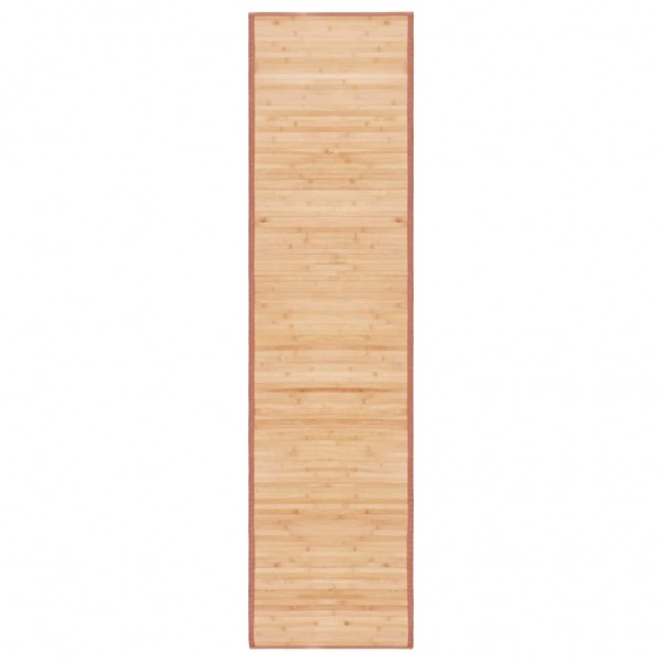 Tapete de bambu 80x300 cm castanho M 2