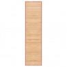 Tapete de bambu 80x300 cm castanho 2