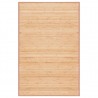 Tapete de bambu 100x160 cm castanho 1