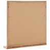 Espejo de cuarto de baño madera maciza de nogal 60x12x62 cm 3