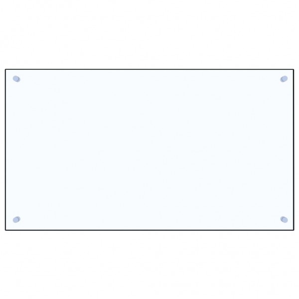 Protector contra salpicaduras cocina vidrio templado 90x50 cm M 3