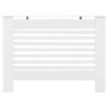 Cubierta para radiador MDF blanco 112x19x81.5 cm 3