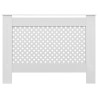 Cobertura de radiador 112x19x81.5 cm MDF branco 3