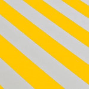 Toldo dobrável manual 400 cm amarelo/branco H